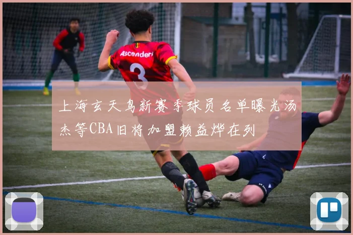 上海玄天鸟新赛季球员名单曝光汤杰等CBA旧将加盟赖益烨在列